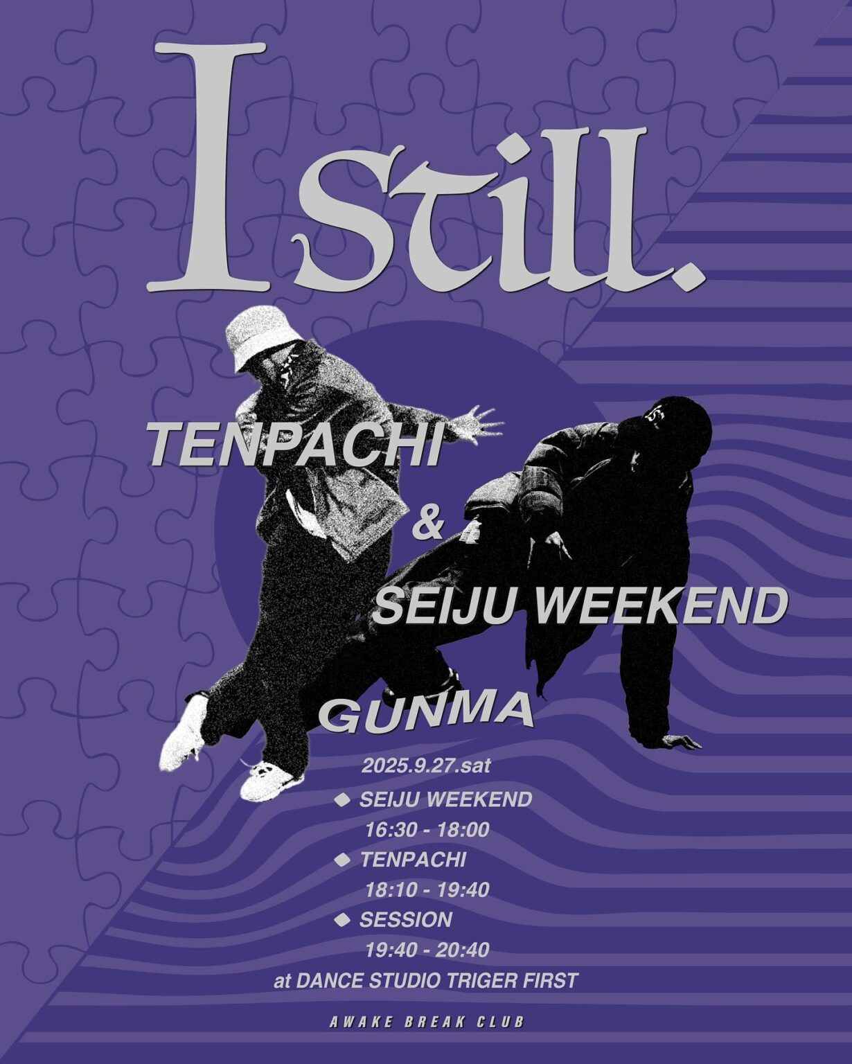 "Istill" TENPACHI & SEIJU WEEKEND workshop
