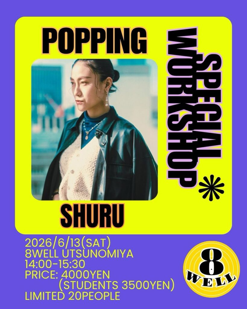 Shuru Popping Special Workshop