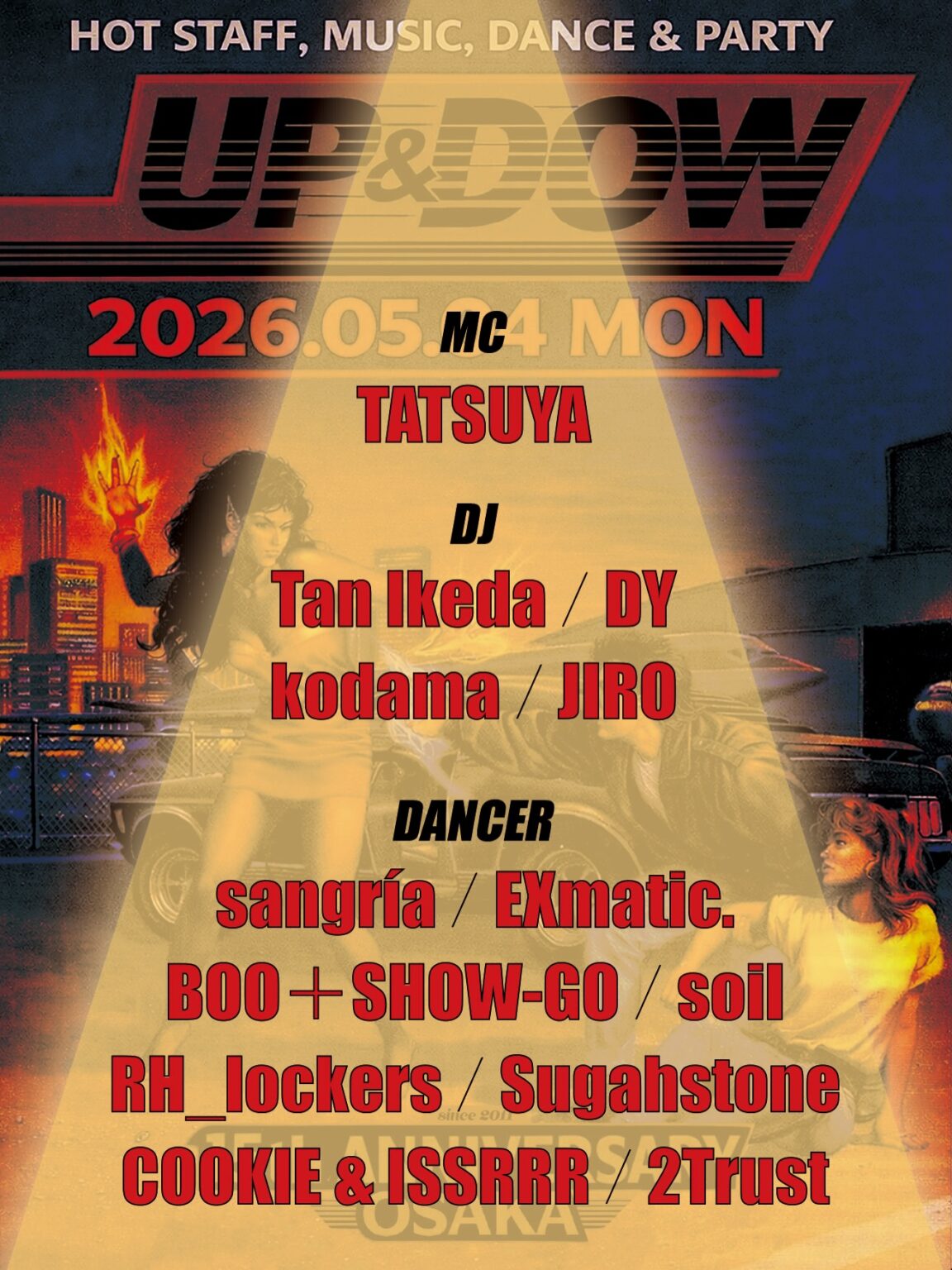 UP&DOWN OSAKA JAPAN 15th ANNIVERSARY