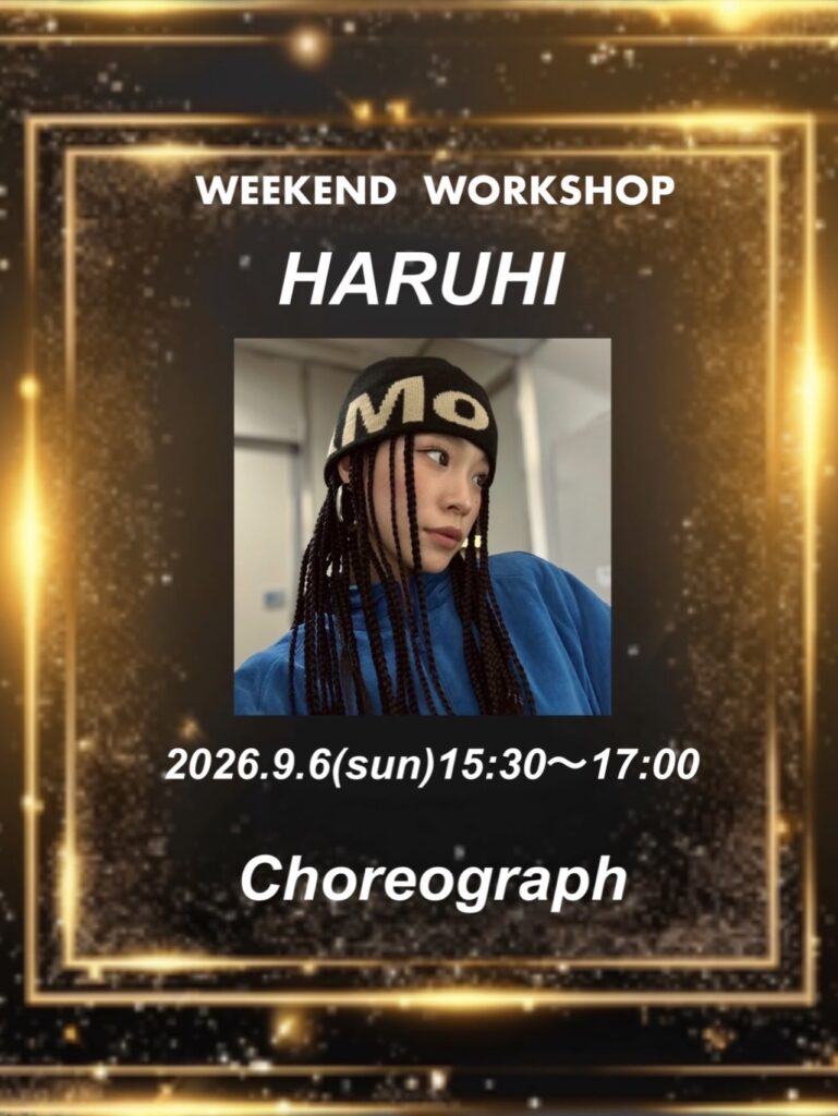 BOOM WEEKEND WORKSHOP HARUHI