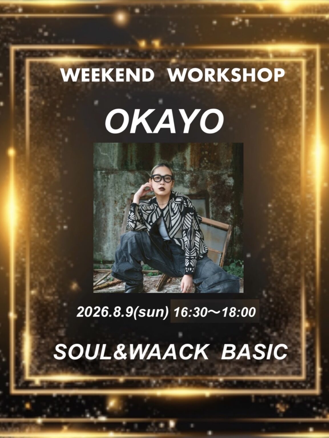 BOOM WEEKEND WORKSHOP OKAYO
