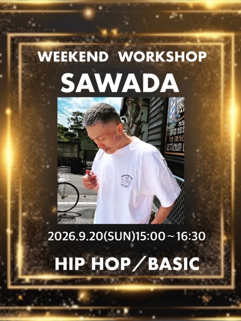 BOOM WEEKEND WORKSHOP SAWADA