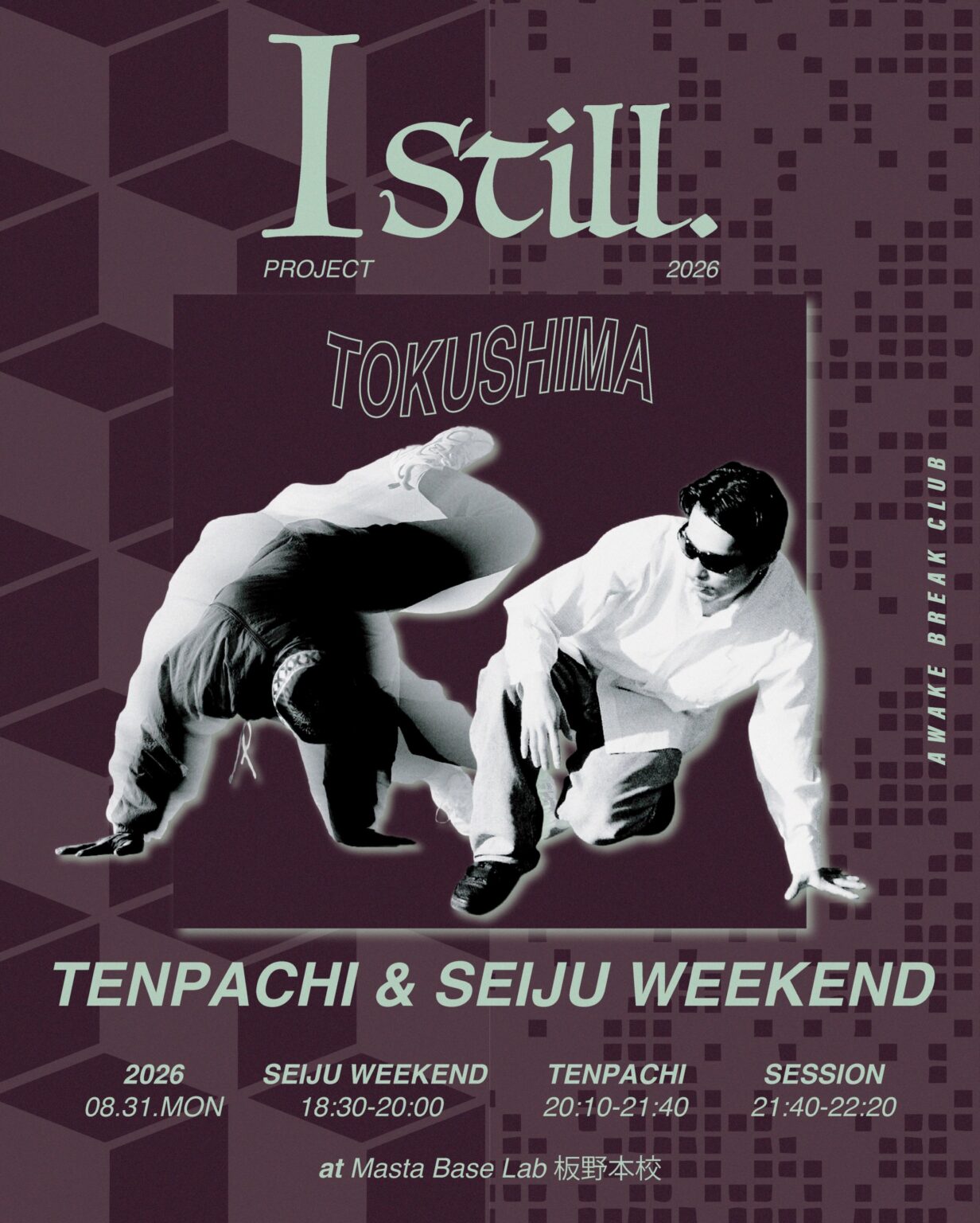 Istill TENPACHI & SEIJI WEEKEND workshop in Tokushima